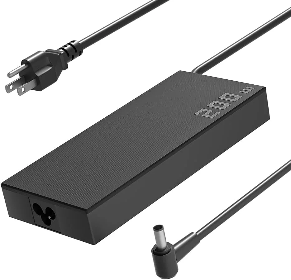 شارژر 200 واتی سازگار با لپ‌تاپ‌های ایسوس TUF Gaming A15 F15 A17 F17 FA506 FX506 FX507 FA507 FX707 FA707 TUF Dash F15 FX516 FX517 ROG Strix G17 G15 G513 G713 Studio 17 Zephyrus G15