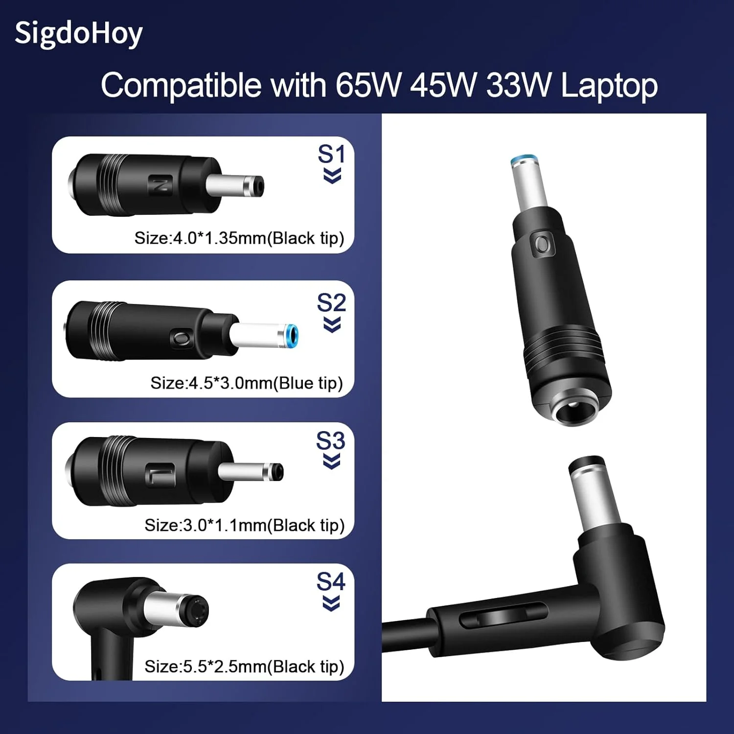 شارژر لپ تاپ سازگار با ایسوس ویووبوک فلیپ 17 14 15، S14 S15 S13، Go 15 14 12 با کانکتور گرد 65W/45W/33W شارژر لپ تاپ سازگار با ایسوس ویووبوک فلیپ 17 14 15، S14 S15 S13، Go 15 14 12 با کانکتور گرد 65W/45W/33W