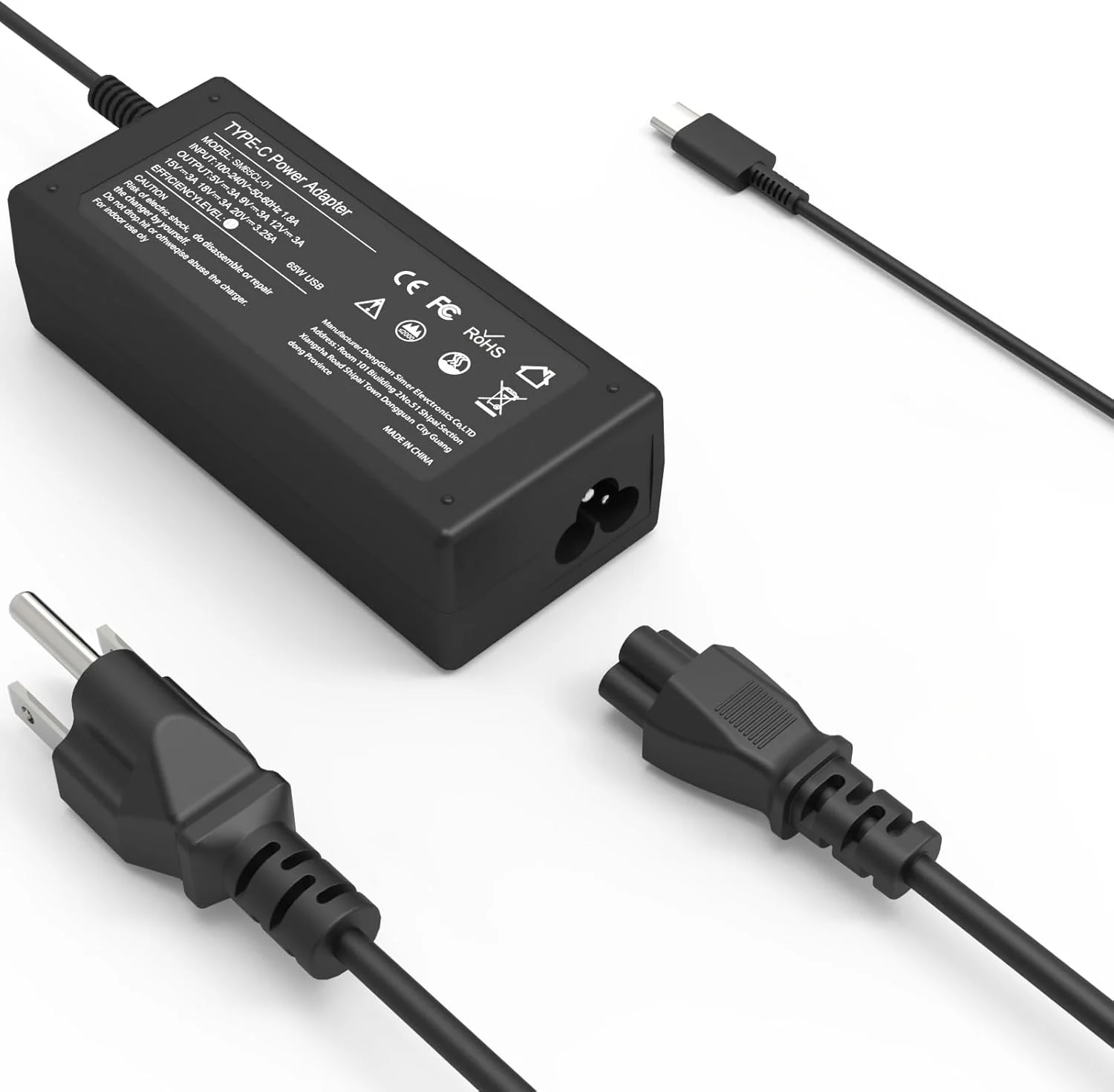 شارژر لپ تاپ یونیورسال 65 واتی تایپ C USB C کروم بوک سازگار با Dell Chromebook 3100 3300 3380 3400 3500 5190 5300 5400 7200، مناسب برای آداپتور سیم برق Acer/HP/Samsung/Google/Asus/Lenovo شارژر لپ تاپ یونیورسال 65 واتی تایپ C USB C کروم بوک سازگار با Dell Chromebook 3100 3300 3380 3400 3500 5190 5300 5400 7200، مناسب برای آداپتور سیم برق Acer/HP/Samsung/Google/Asus/Lenovo