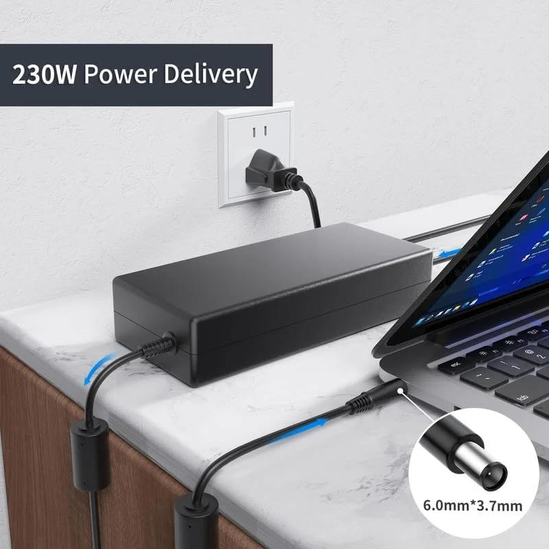 آداپتور شارژر لپ تاپ 150 وات 20 ولت 7.5 آمپر سازگار با ایسوس TUF Gaming F15 FX506 A15 FA506 A17 FA706 ROG Strix Scar III G531GD G531GT ROG Strix G GL531 ROG Strix G15 G512LI