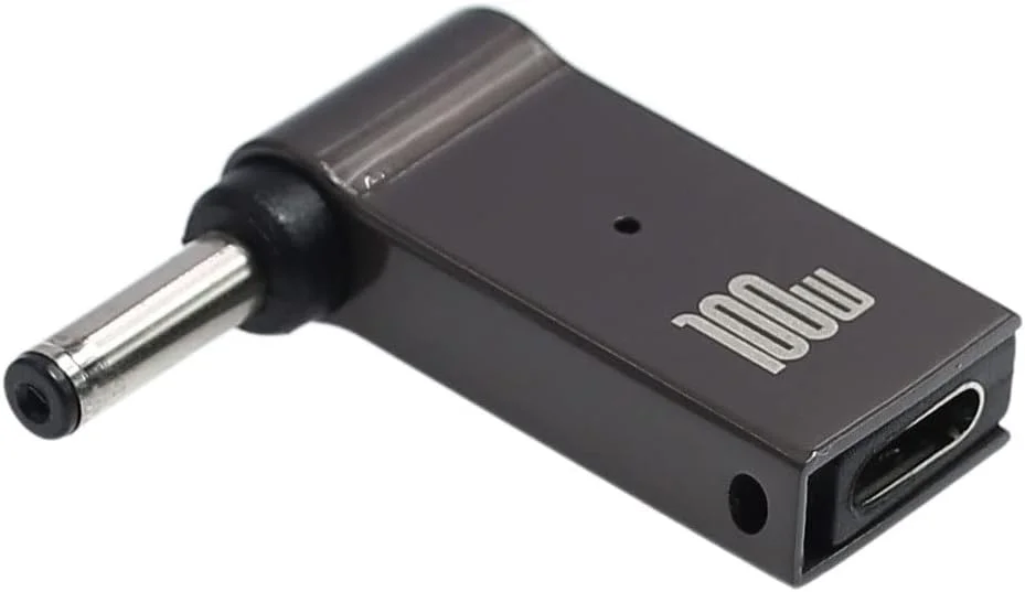تبدیل USB C به آداپتور نوک گرد هوشمند 4.0mm*1.35mm برای شارژر لپ تاپ ایسوس 45W 65W، تبدیل کننده USB-C مادگی به 4.0 * 1.35mm برای Asus X201E X202E X540 X541 X553M X541NA X542UA X540S