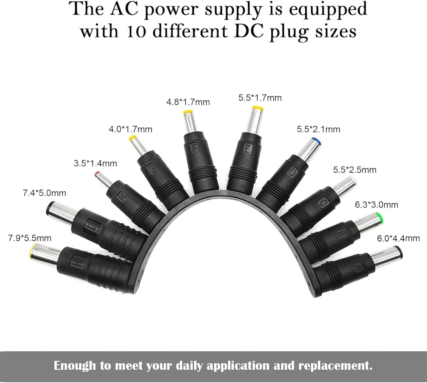 ۱۰ عدد کانکتور DC، جک سوکت برق یونیورسال DC سازگار با شارژر لپ تاپ لنوو، دل، اچ پی، ایسوس، ایسر، توشیبا، سونی (۵.۵x۲.۱ میلی متر) ۱۰ عدد کانکتور DC، جک سوکت برق یونیورسال DC سازگار با شارژر لپ تاپ لنوو، دل، اچ پی، ایسوس، ایسر، توشیبا، سونی (۵.۵x۲.۱ میلی متر)