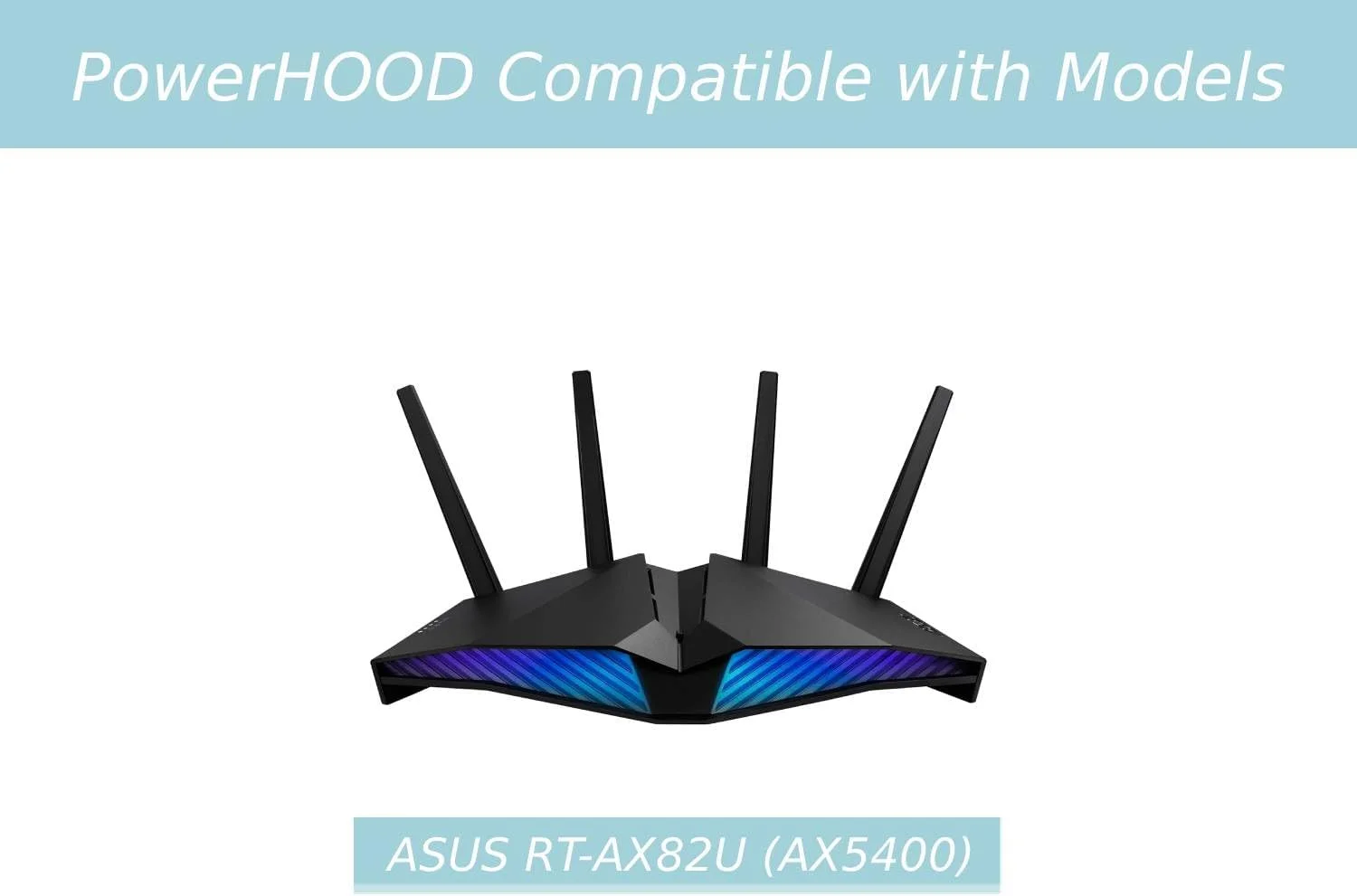 آداپتور AC 19 ولت سازگار با روتر گیمینگ ASUS RT-AX82U (AX5400) Dual Band WiFi 6 RT-AX58U RT-AX86U RT-AX92U E410MA، کابل شارژر باتری منبع تغذیه