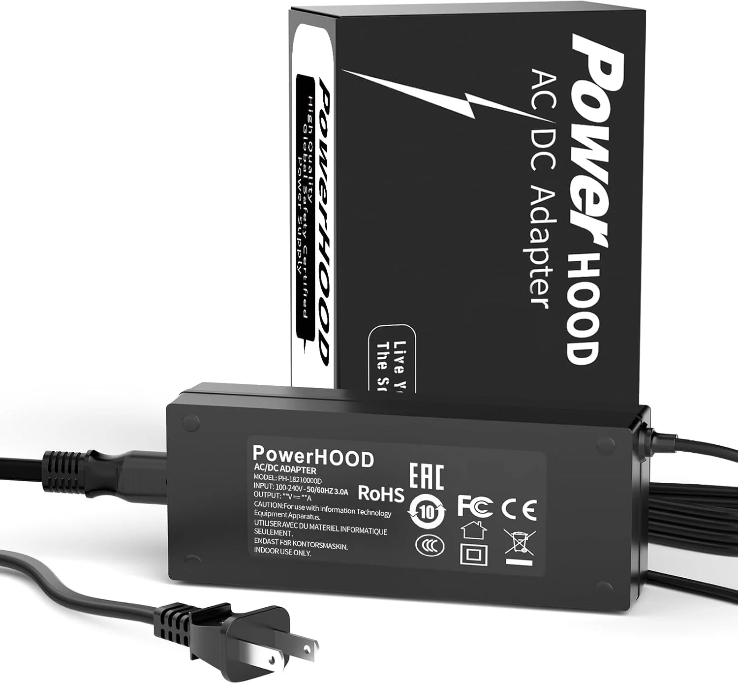 آداپتور AC اورجینال 19 ولت 1.75 آمپر سازگار با Asus R541NA R541N R541NA-RS01 ADP-33AW Asus Imaginebook 14 MJ401TA MJ401T MJ401 MJ401TA-BM3N5 به همراه کابل برق