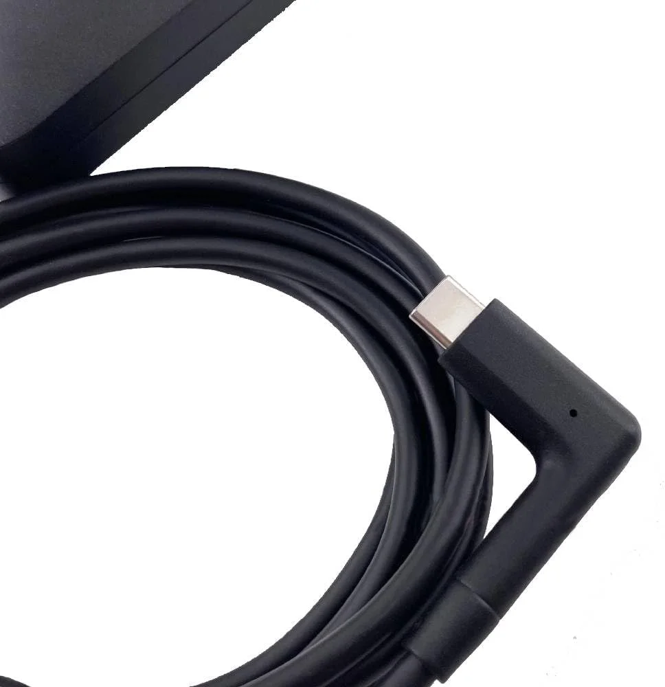 شارژر 65 واتی USB-C سازگار با لپ‌تاپ‌های 14 اینچی ASUS Chromebook Plus Vibe CM34 CX34 Flip CM3401 CX3401 CX3401FBA و منبع تغذیه یونیورسال 65 واتی USB Type C