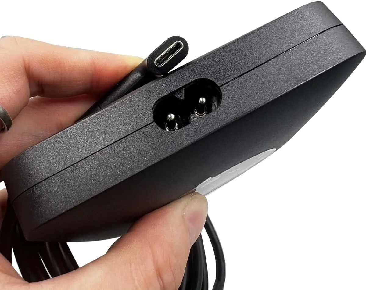 شارژر 65 واتی USB-C سازگار با لپ‌تاپ‌های ASUS Chromebook CX1 CX1101 CX1400 CX1700 CX1102 CX1500 CX1400 CX1100، آداپتور برق 65 واتی USB Type-C، کابل شارژ