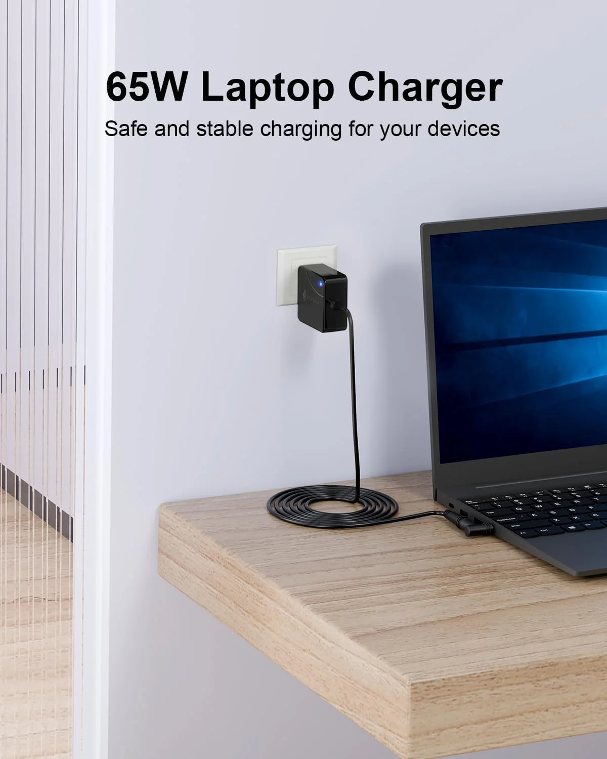 شارژر 65 واتی لپ تاپ برای ایسوس Vivobook Zenbook Chromebook Transformer EeeBook ImagineBook ExpertBook با 4 سری، 19 ولت 3.42 آمپر آداپتور منبع تغذیه جایگزین