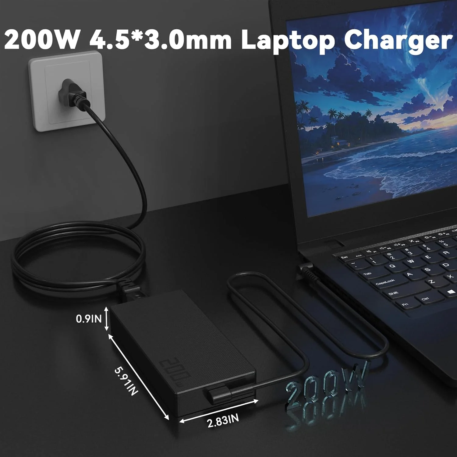 شارژر 200 واتی Vivobook با پورت 4.5 * 3.0 میلیمتری سازگار با ASUS VivoBook Pro 15 N6506 Q543M Q543MJ 14 15 16X K6500 M6400 M7600 Zen Aio 24 A5401 All-in-One آداپتور برق 20 ولت 10 آمپر شارژر 200 واتی Vivobook با پورت 4.5 * 3.0 میلیمتری سازگار با ASUS VivoBook Pro 15 N6506 Q543M Q543MJ 14 15 16X K6500 M6400 M7600 Zen Aio 24 A5401 All-in-One آداپتور برق 20 ولت 10 آمپر