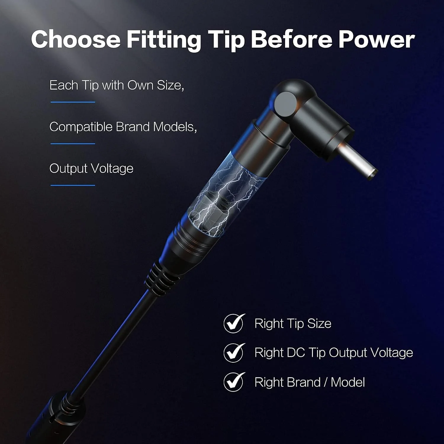 آداپتور برق متناوب جهانی 65 وات 45 وات برای لپ تاپ، جایگزین 18.5 ولت 19 ولت 19.5 ولت 20 ولت برای نوت بوک های HP Dell Lenovo Acer ASUS Toshiba Samsung Sony Fujitsu