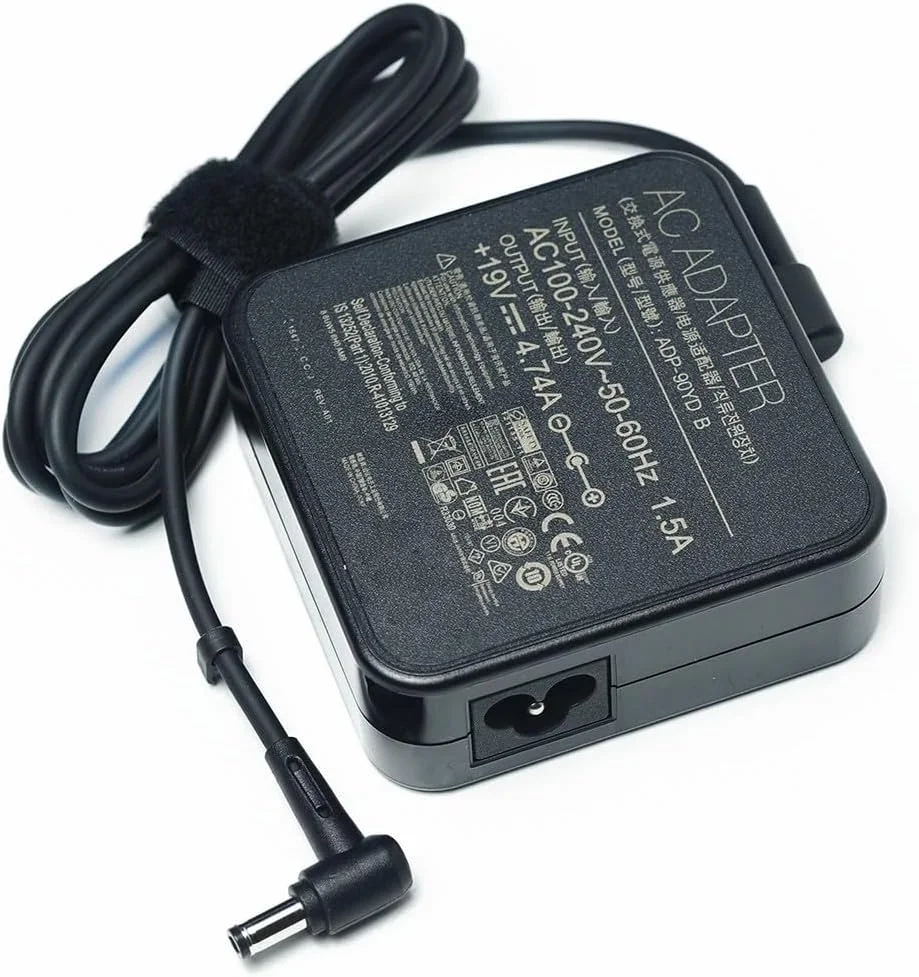 آداپتور برق 90 وات 19 ولت 4.74 آمپر EXA1202YH سازگار با لپ تاپ های Asus K53 K53B K53BY K53E همراه با کابل برق