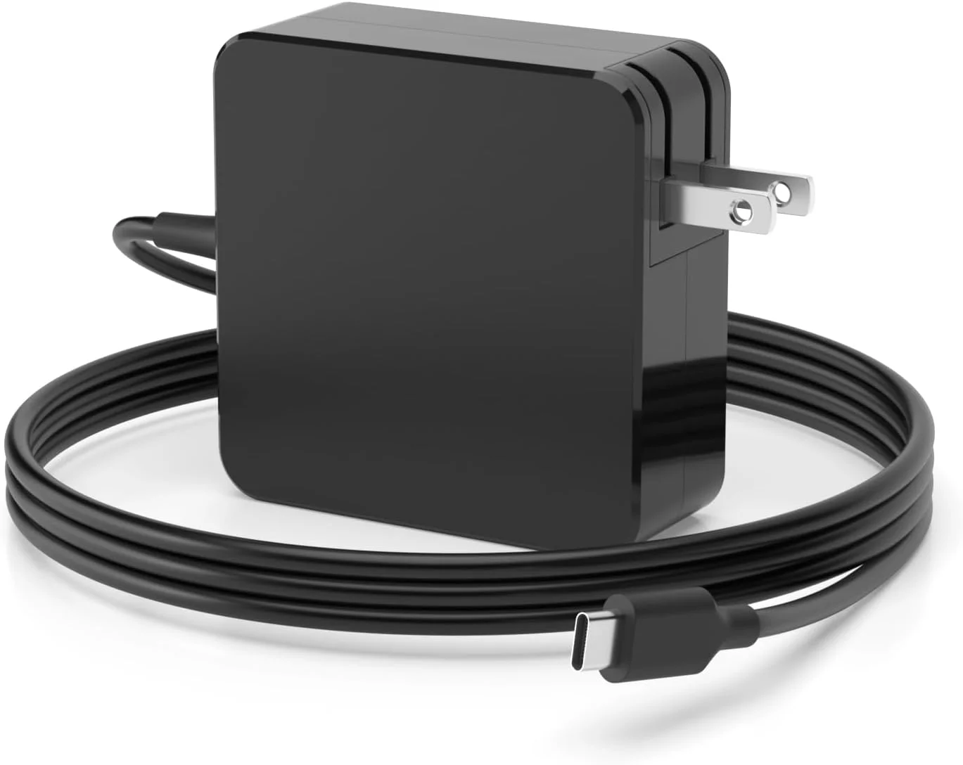 شارژر لپ تاپ 65 واتی USB C سازگار با ASUS VivoBook 14 15 16 X1407 X1607 TP3607 TP3407 Copilot+ PC Vivobook Go 15 EI504GA S14 S15 S16 آداپتور برق AC