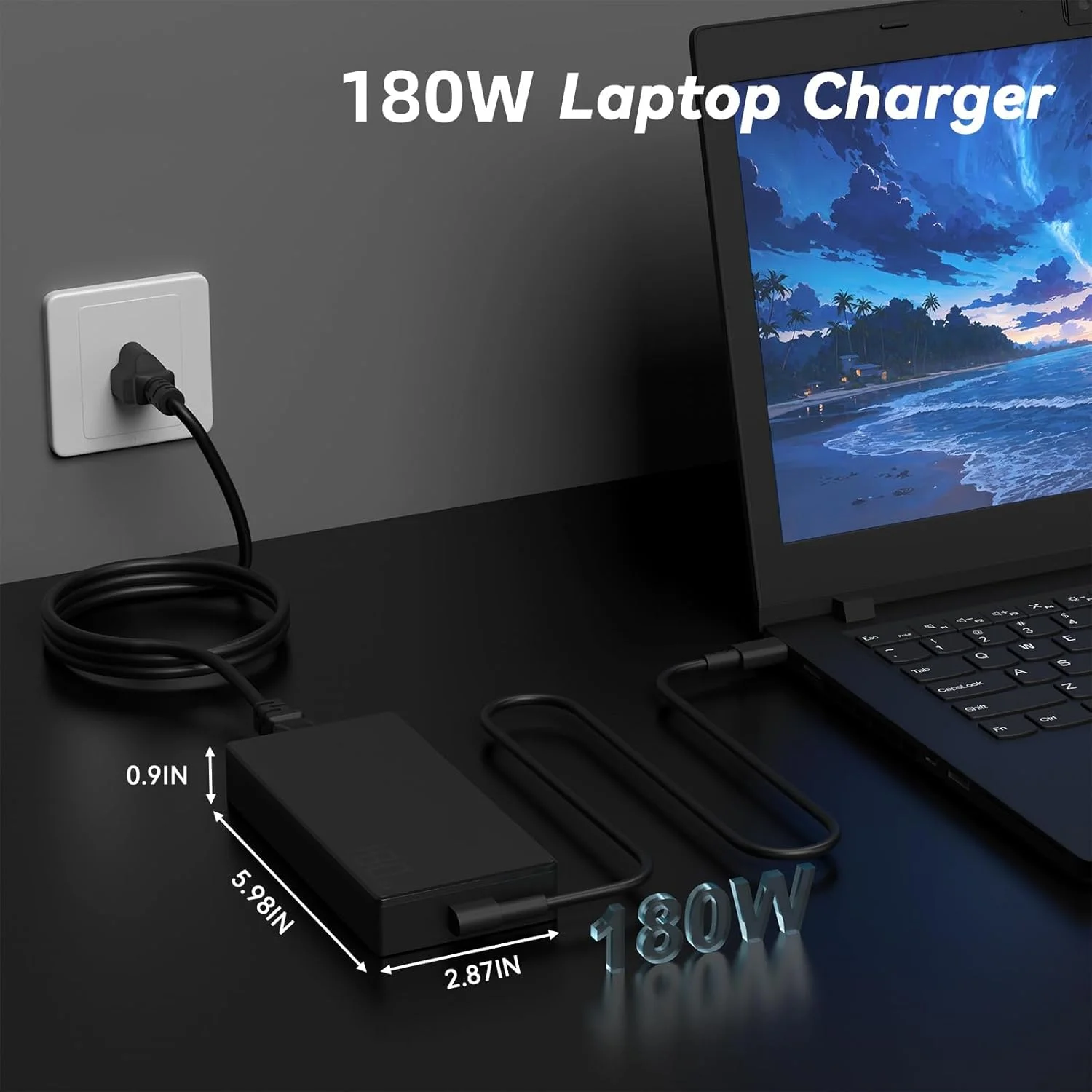 شارژر لپ تاپ 180 واتی سازگار با ASUS MUX ROG Zephyrus G14 2025 Gaming Laptop GA403UU GA403UV GA403UI OLED V16 V3607 مستطیلی Conn ADP-180TB K منبع تغذیه آداپتور AC شارژر لپ تاپ 180 واتی سازگار با ASUS MUX ROG Zephyrus G14 2025 Gaming Laptop GA403UU GA403UV GA403UI OLED V16 V3607 مستطیلی Conn ADP-180TB K منبع تغذیه آداپتور AC