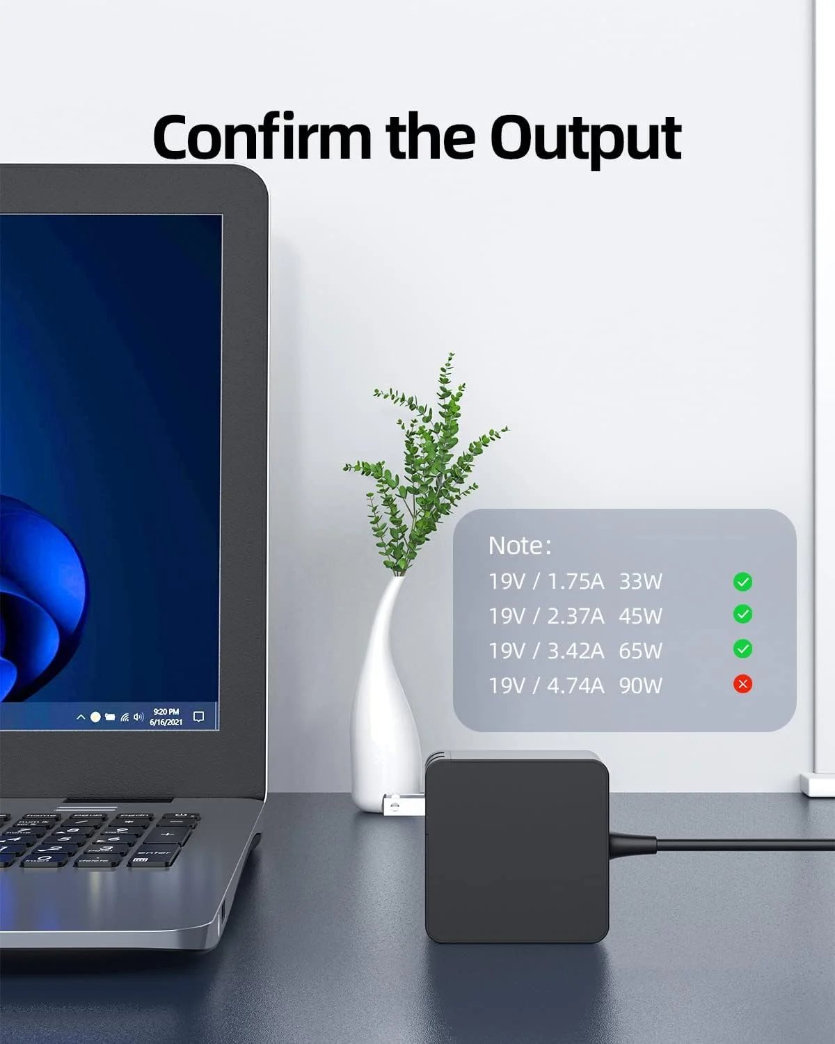 آداپتور شارژر AC مناسب برای لپ تاپ های ایسوس Zenbook UX430UQ UX430UA UX430UN UX430U UX430 UX410 UX410U UX410UA UX410UQ