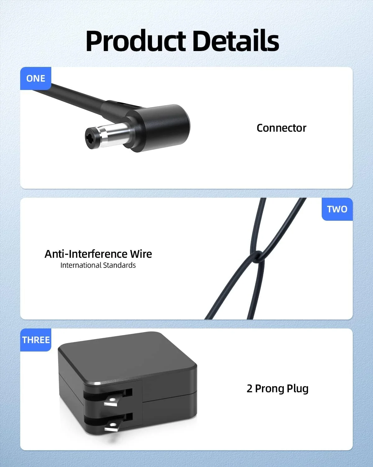 آداپتور شارژر AC مناسب برای لپ تاپ های ایسوس مدل F555L F555LA F555U F555UA F555 F551C F551CA F551MA F551M F551 F502CA F502C F502 به همراه سیم برق