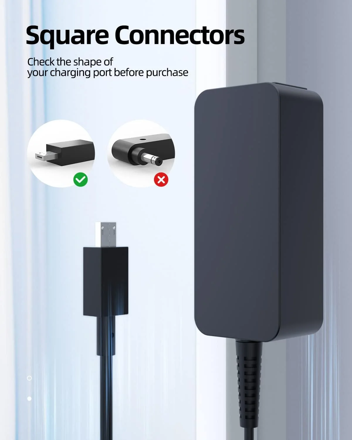 آداپتور شارژر 33 واتی AC سازگار با Asus Eeebook X205 X205T X205TA X206HA X206H X206 E202S E202SA E202 E205SA E205S E205 L205SA L205S L205, TP200 TP200S TP200SA ADP-33AW