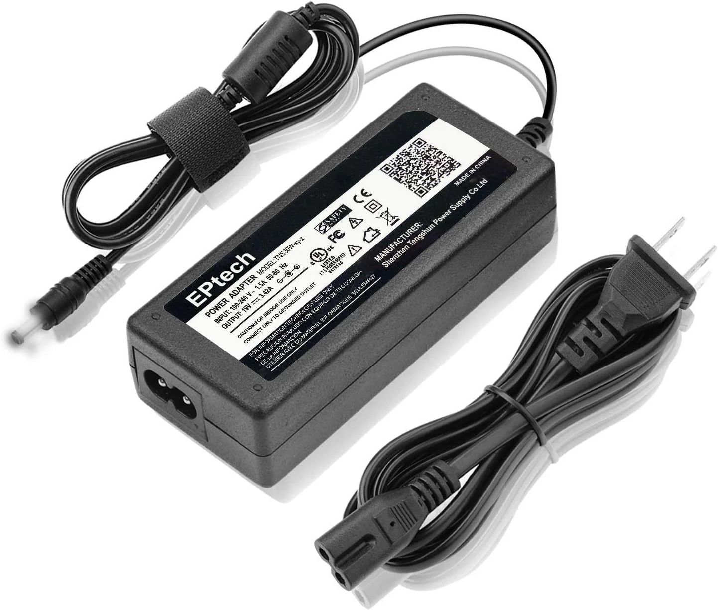 آداپتور برق 65 واتی 19 ولت برای لپ تاپ ایسوس مدل های U46E U47A U50A U50F U52F U56E U57A U81A Ul30A X44H X44L X53E X53U X54C X54H X55A X55C X75A X401 X401A X401U X751LAV X751MA