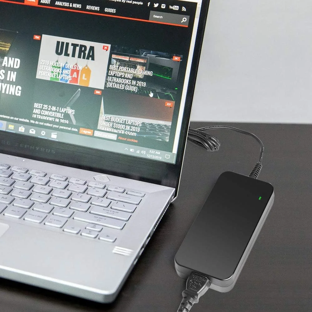 آداپتور برق 180 واتی KFD 20V 9A برای لپ تاپ های گیمینگ ایسوس ROG Zephyrus G15 G14 GA502DU GA502D GA502 GA502IU GA401 GA401I GA401II GA401IV GA401IU ADP-180TB H و ایسوس TUF A15 A17 F15 F17 FX506 FX706 FX766