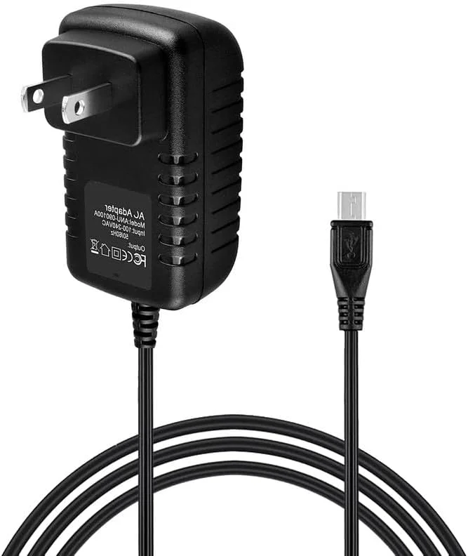 آداپتور شارژر 2 آمپر برای تبلت ایسوس ترنسفورمر بوک T100 / T100TA-B1-GR و T100TA-C1-GR تبلت PC 10.1 اینچی تبدیل شونده 2 در 1 با صفحه لمسی، سیم برق / کابل شارژ میکرو USB