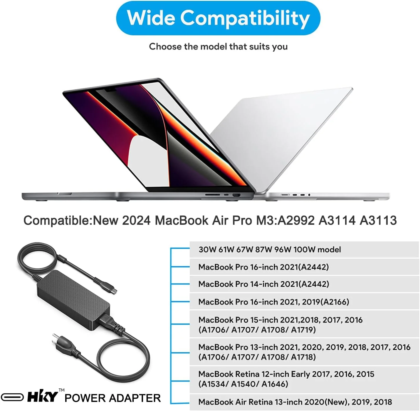 آداپتور برق شارژر USB C 140W HKY PD3.1 GaN 28V 5A برای HP OMEN Transcend 14 Spectre x360 16" Msi Prestige 14 16 AI Studio Summit E16 AI Studio eero PoE Gateway FSP140-APDAR02 TPN-LA29