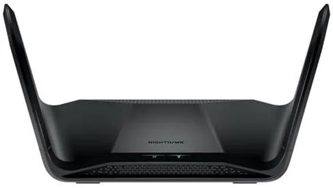 روتر NETGEAR RAX70 WiFi 6 AX6600 سه بانده و توسعه دهنده مش وای فای Nighthawk EAX15 WiFi 6 AX1800 (تقویت کننده WLAN تا 100 متر مربع و 20 دستگاه، سرعت وای فای دو بانده تا 1800 مگابیت در ثانیه) روتر NETGEAR RAX70 WiFi 6 AX6600 سه بانده و توسعه دهنده مش وای فای Nighthawk EAX15 WiFi 6 AX1800 (تقویت کننده WLAN تا 100 متر مربع و 20 دستگاه، سرعت وای فای دو بانده تا 1800 مگابیت در ثانیه)