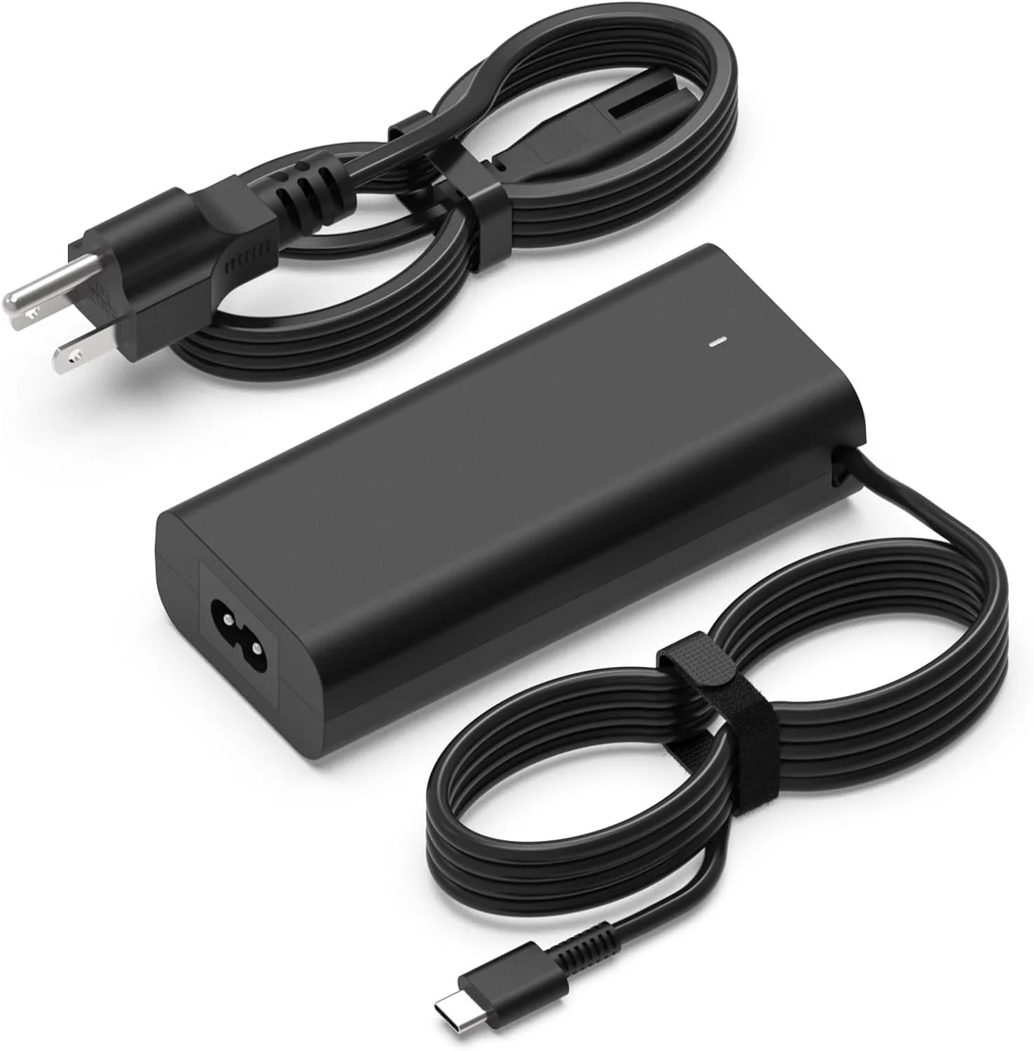 شارژر لپ تاپ 65 واتی USB C سازگار با لنوو، اچ پی، دل، ایسر، ایسوس، سامسونگ، گوگل، آداپتور AC کامپیوتر با سیم برق Type C