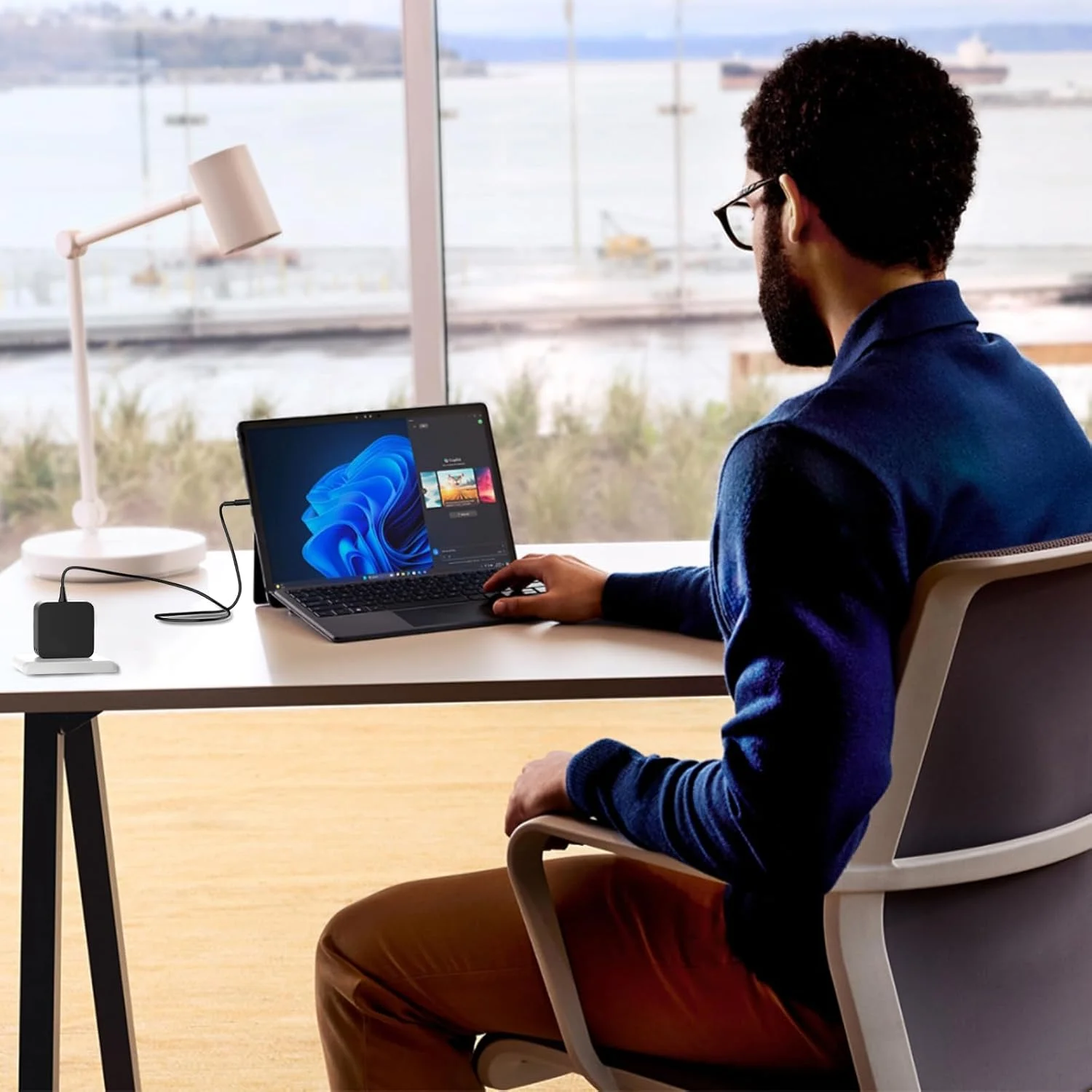 شارژر سریع 65 واتی USB C سازگار با نینتندو سوییچ، استیم دک و ROG Ally/TV Dock/PS Portal، JBL Xtreme 4، سازگار با لپ تاپ های ایسوس Zenbook 14/15/17 آداپتور برق شارژ USB Type-C