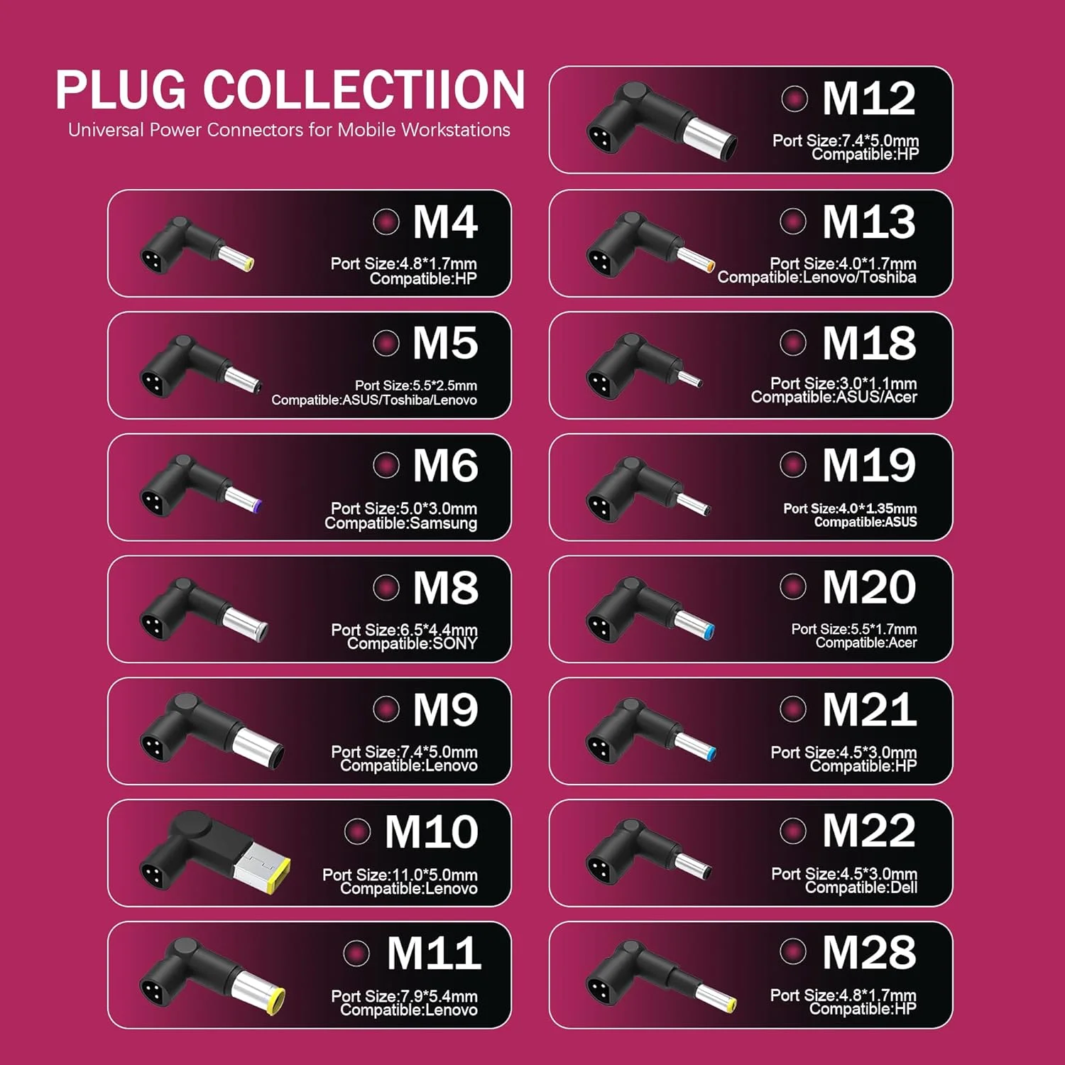 آداپتور شارژر لپ تاپ یونیورسال 90 واتی جایگزین برای لنوو، اچ پی، دل، ایسوس، ایسر، سامسونگ، سونی، فوجیتسو، نوت بوک، الترابوک، کروم بوک، لتیتود، اینسپایرون، پاویلیون به همراه 15 سر