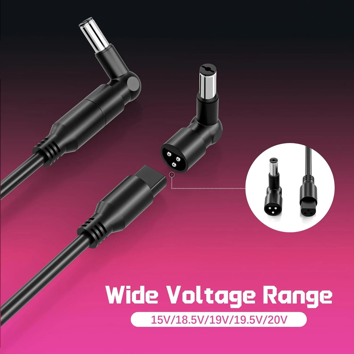 آداپتور شارژر لپ تاپ یونیورسال 90 واتی جایگزین برای لنوو، اچ پی، دل، ایسوس، ایسر، سامسونگ، سونی، فوجیتسو، نوت بوک، الترابوک، کروم بوک، لتیتود، اینسپایرون، پاویلیون به همراه 15 سر