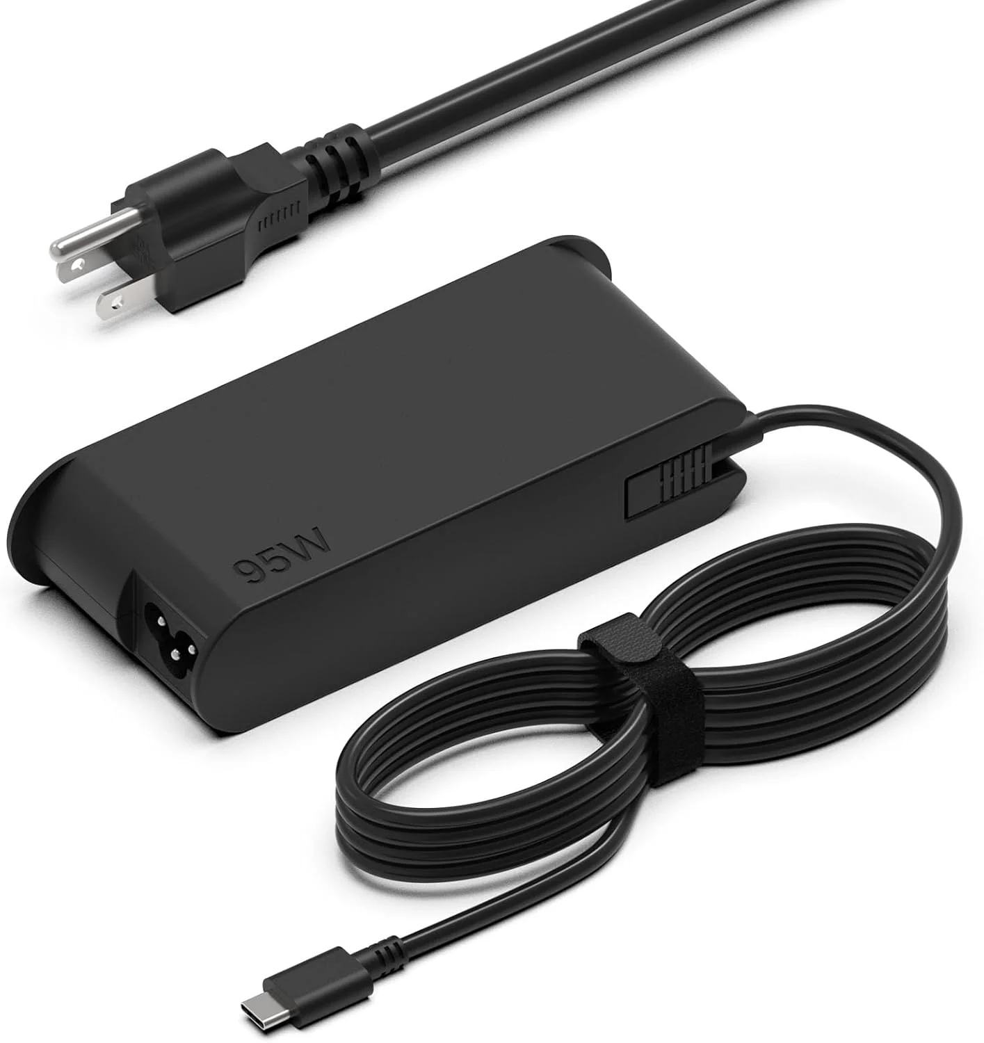 شارژر 65 واتی USB C لپ تاپ سازگار با مک بوک پرو/ایر، لنوو، اچ پی، دل، ایسوس، ایسر، سامسونگ، گوگل و تمام دستگاه های Type C، آداپتور برق برای دستگاه های 65W 45W 30W USB C
