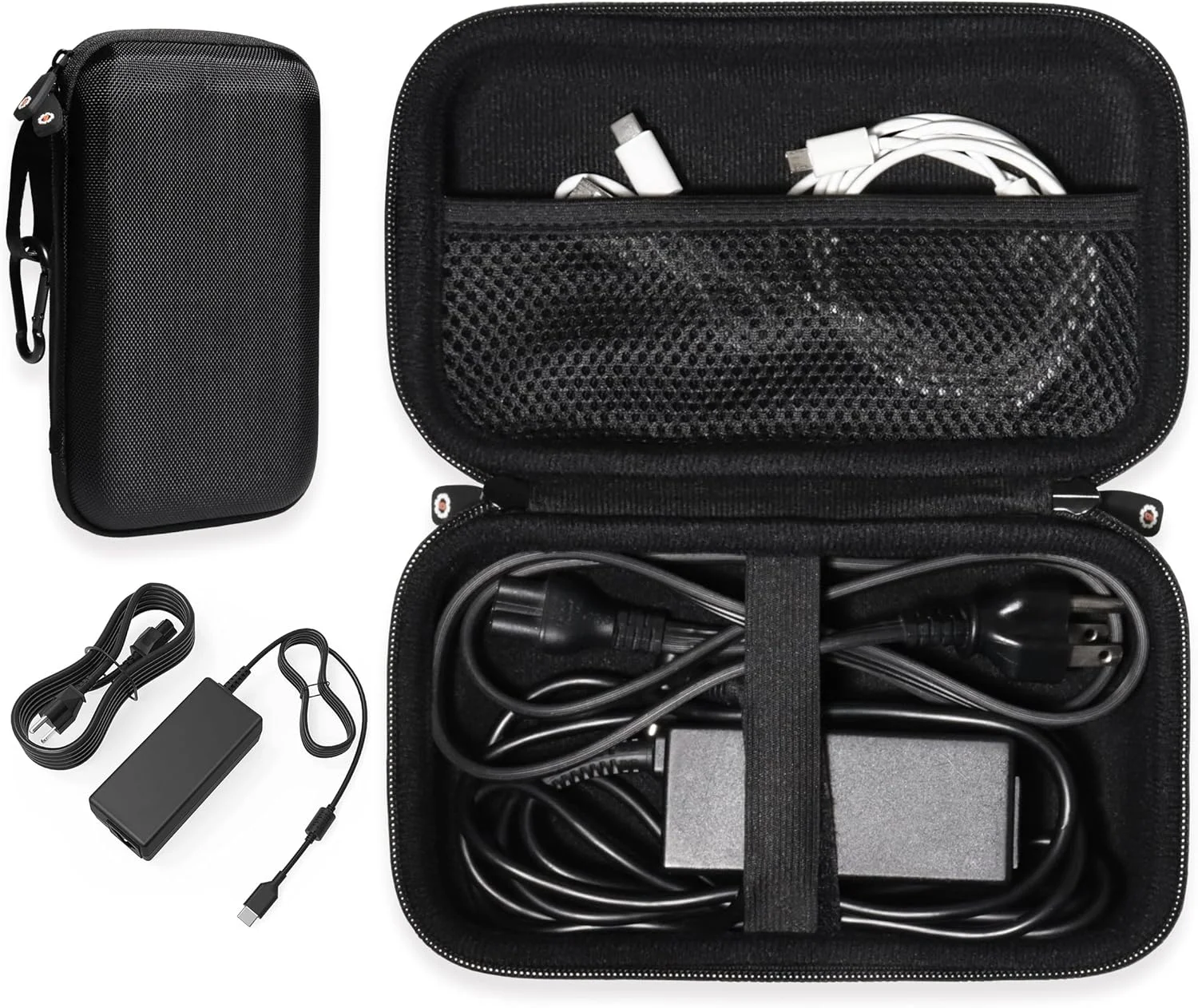 کیف آداپتور برق getgear برای انواع شارژر USB Type C کروم‌بوک، شارژر نوت‌بوک HP/Dell/Lenovo/Acer، Asus