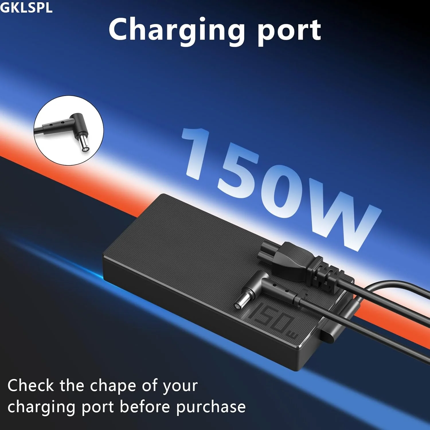 شارژر 150W ADP-150CH B سازگار با لپ‌تاپ‌های گیمینگ ایسوس TUF Gaming A15 A17 F15 F17 FA506 FA706 FA566 FX705 ROG Strix G G15 G17 G531 G513 G731 A18-150P1A