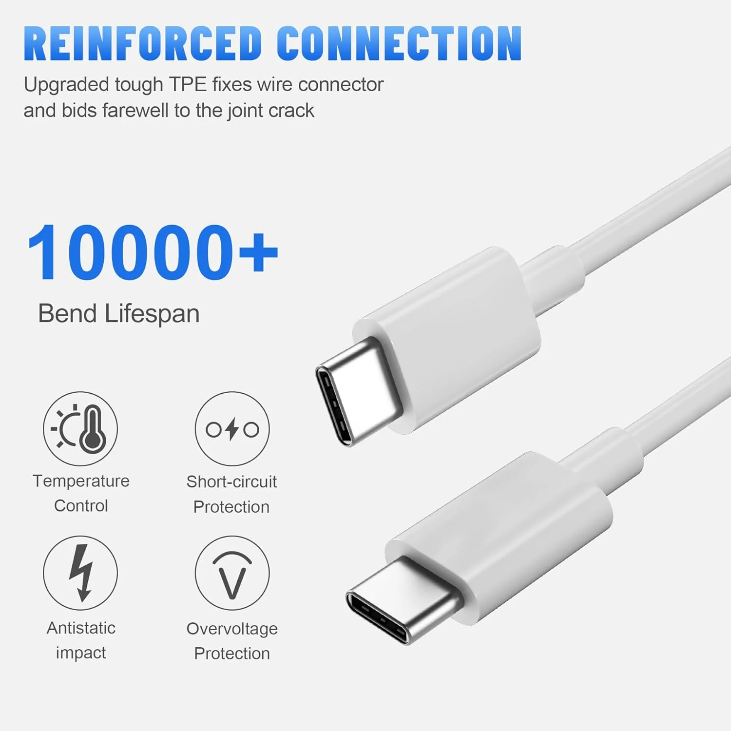 جایگزین شارژر USB C 96W برای مک بوک M1 Air Pro USB-C لپ تاپ 13 14 15 16 اینچ، 2024 2023 2022 2021 2020، M2 M3 - آداپتور AC نوع C بلوک کامپیوتر کابل USBC 6 فوت