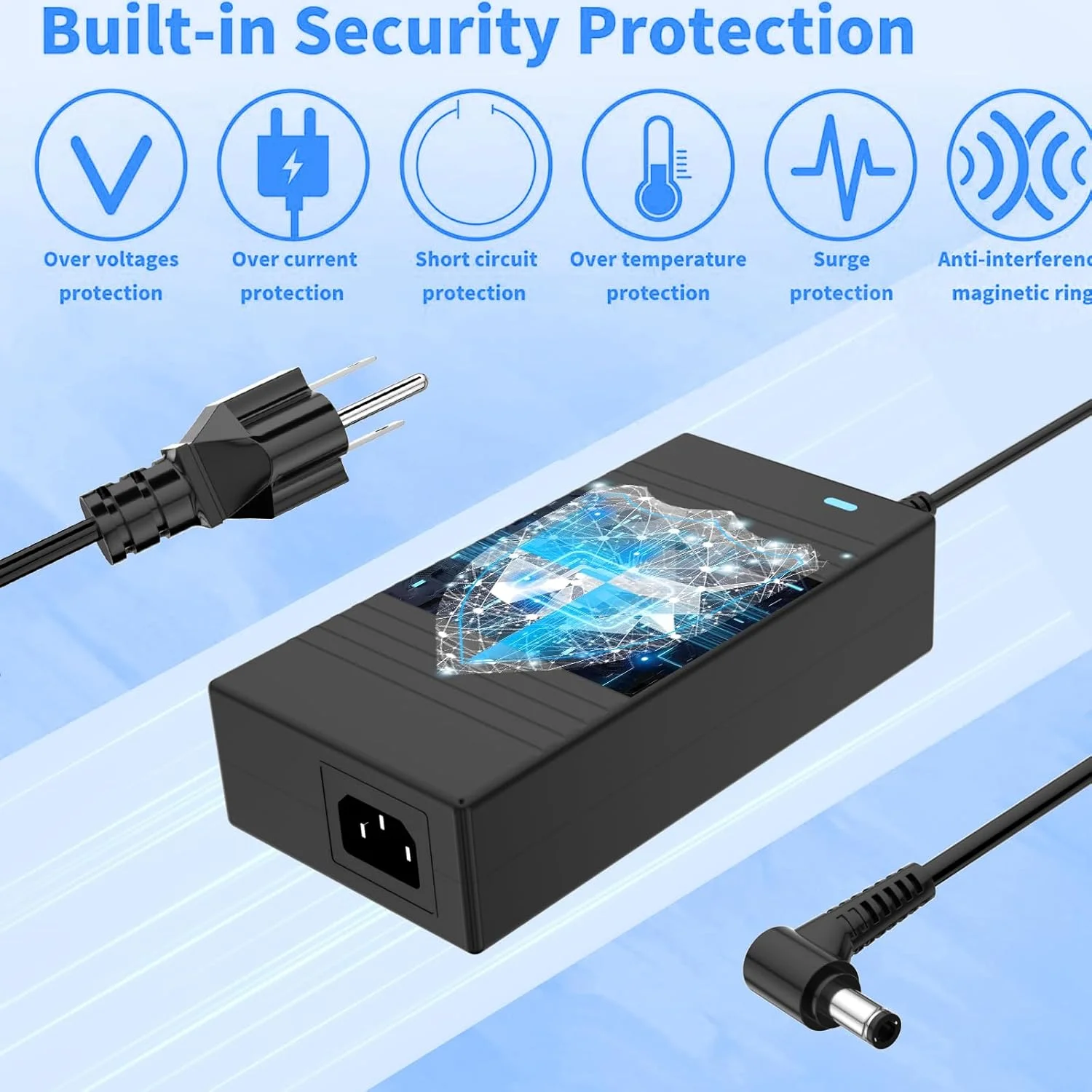 آداپتور لپ تاپ 20 ولت 10 آمپر Delippo برای ASUS ROG Zephyrus G15 GA503QM-HQ121R ADP-200JB D ASUS TUF Dash F15 FX516PR GA503QS-BS96Q FX516PM