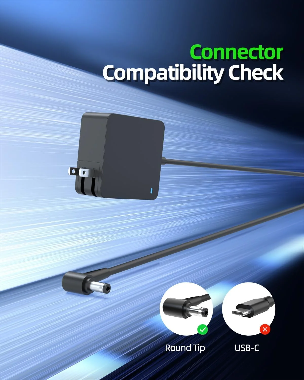 شارژر AC مناسب برای مانیتورهای ایسوس Rog XG258Q XG248Q XG27VQ VG245H VG245Q VS239H VG278Q MX279 MX279H MZ279HL MZ279H MX259H MX27AQ MX239H MX299Q MX25AQ VX228H VX238H VX248H