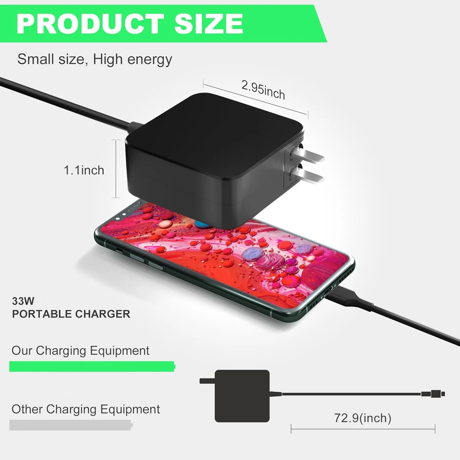 شارژر 33 واتی سازگار با Asus Chromebook Flip C100PA C100P C100 C201 C201P C201PA Eeebook X205 X205T X205TA Vivobook E200H E200HA AD890526 ADP-33AW نوع کانکتور: نوک مربعی کوچک