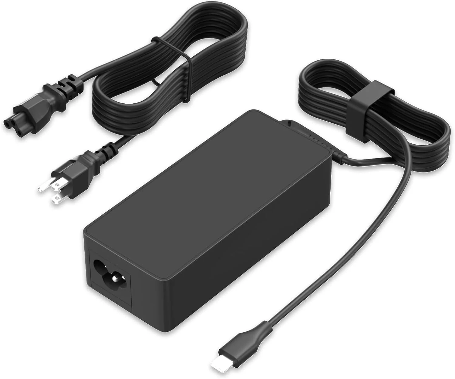 شارژر لپ تاپ USB C جهانی 65 وات 45 وات سازگار با HP، Dell، Samsung، Acer، ASUS، Google Chromebook، سازگار با Lenovo Thinkpad/Yoga، سیم برق Type-C