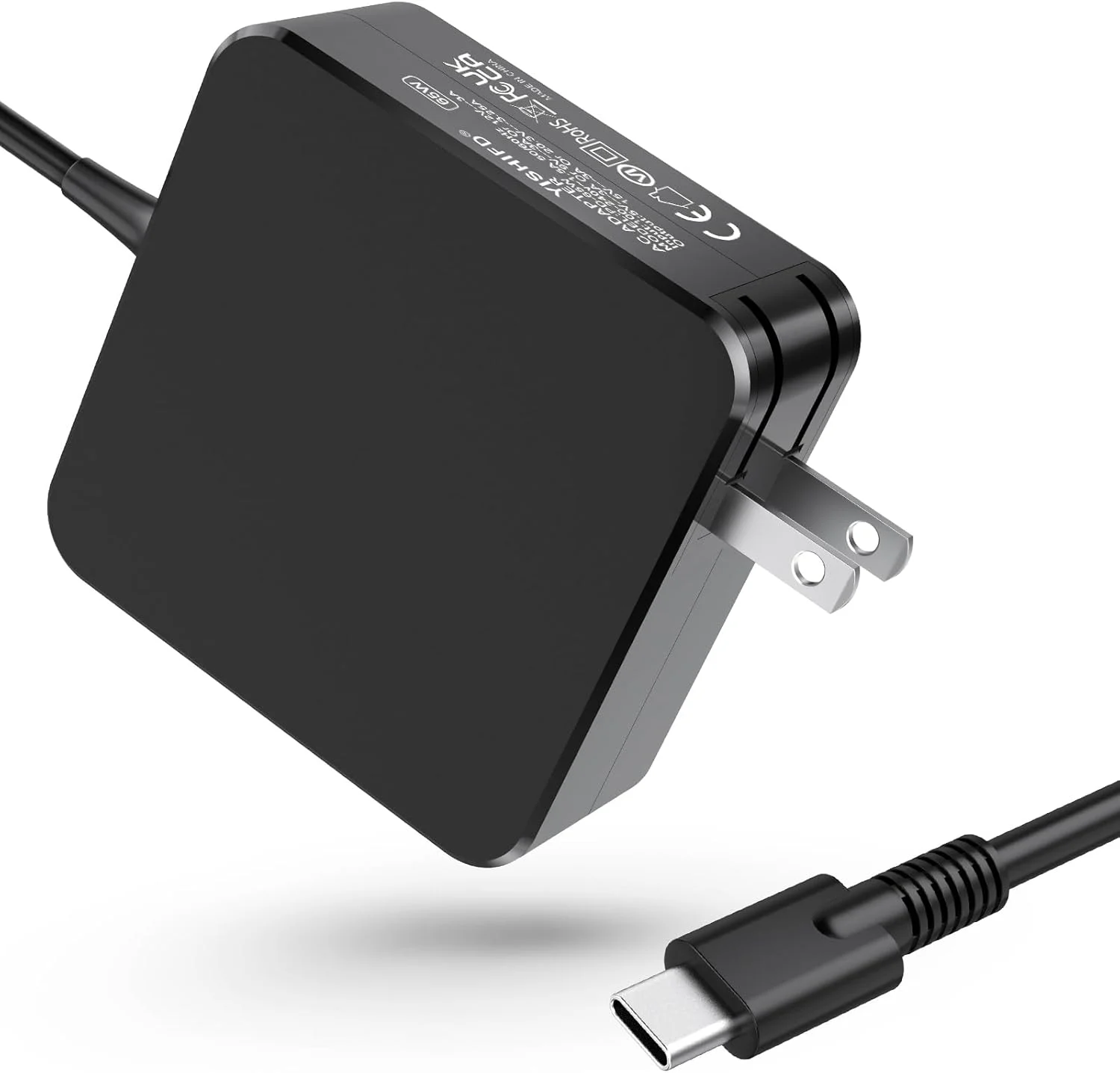 شارژر سریع USB C برای لپ تاپ های ایسوس Zenbook 14/13/S13/S Flip/3 Deluxe/Duo 14، Chromebook، ExpertBook، VivoBook، دوشاخه تاشو، شارژ سریع