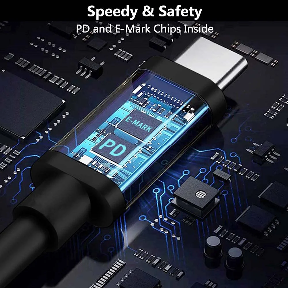 کابل تبدیل USB C به آداپتور شارژ لپ تاپ با سر نری به DC 5.5x2.5mm با زاویه 90 درجه، 100 وات، طول 2 متر، کابل تبدیل بافته شده برای شارژر PD، بسته باتری Toshiba Asus K55A K55N K501UX K53E G360 G450 G455