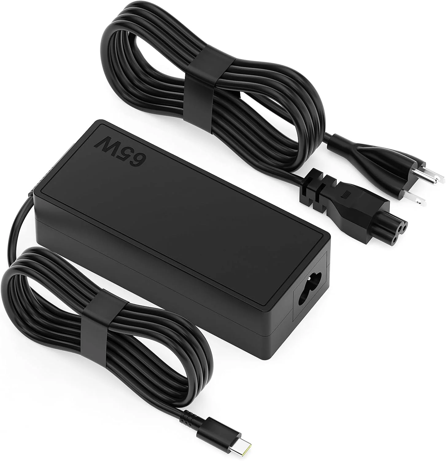 شارژر سریع 65 واتی USB C نوع C جایگزین شارژر لپ تاپ یونیورسال سازگار با HP، Dell، Lenovo، Acer، Asus، Samsung، Google