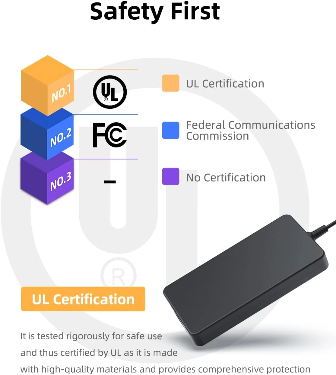 شارژر 230 واتی AC مناسب برای لپ تاپ های ایسوس Rog Zephyrus S15 S GX502GW GX502GV GX502G GX502LXS GX502LWS GX502LX GX502LW GX502L GX502 به همراه سیم برق