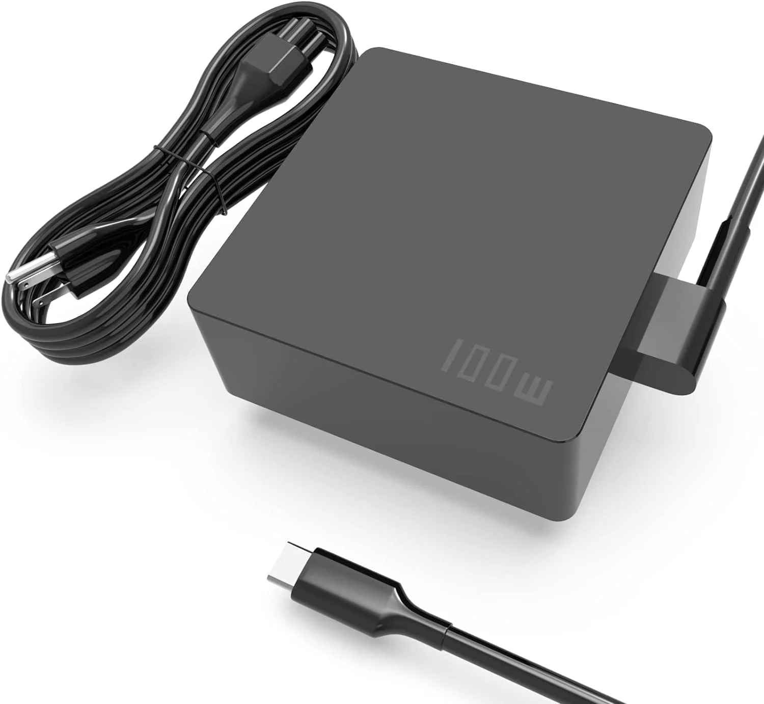 شارژر 100 واتی USB C برای لپ‌تاپ‌های گیمینگ ایسوس Rog Zephyrus M16 GU604VI GU604VZ GU604VY S17 GX703HS GX703MH GX703HR GU603ZE GU603HE GU603HR GU603ZX GU603ZW GU603ZM GU603HM