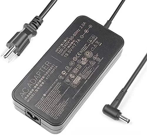 شارژر 150 واتی برای ایسوس ZenBook PRO 15 14 UX580GE UX580GD UX550GD UX550GE UX480FD UX450FD X570ZD Q536FD UX562FD UX562FDX به همراه کابل برق