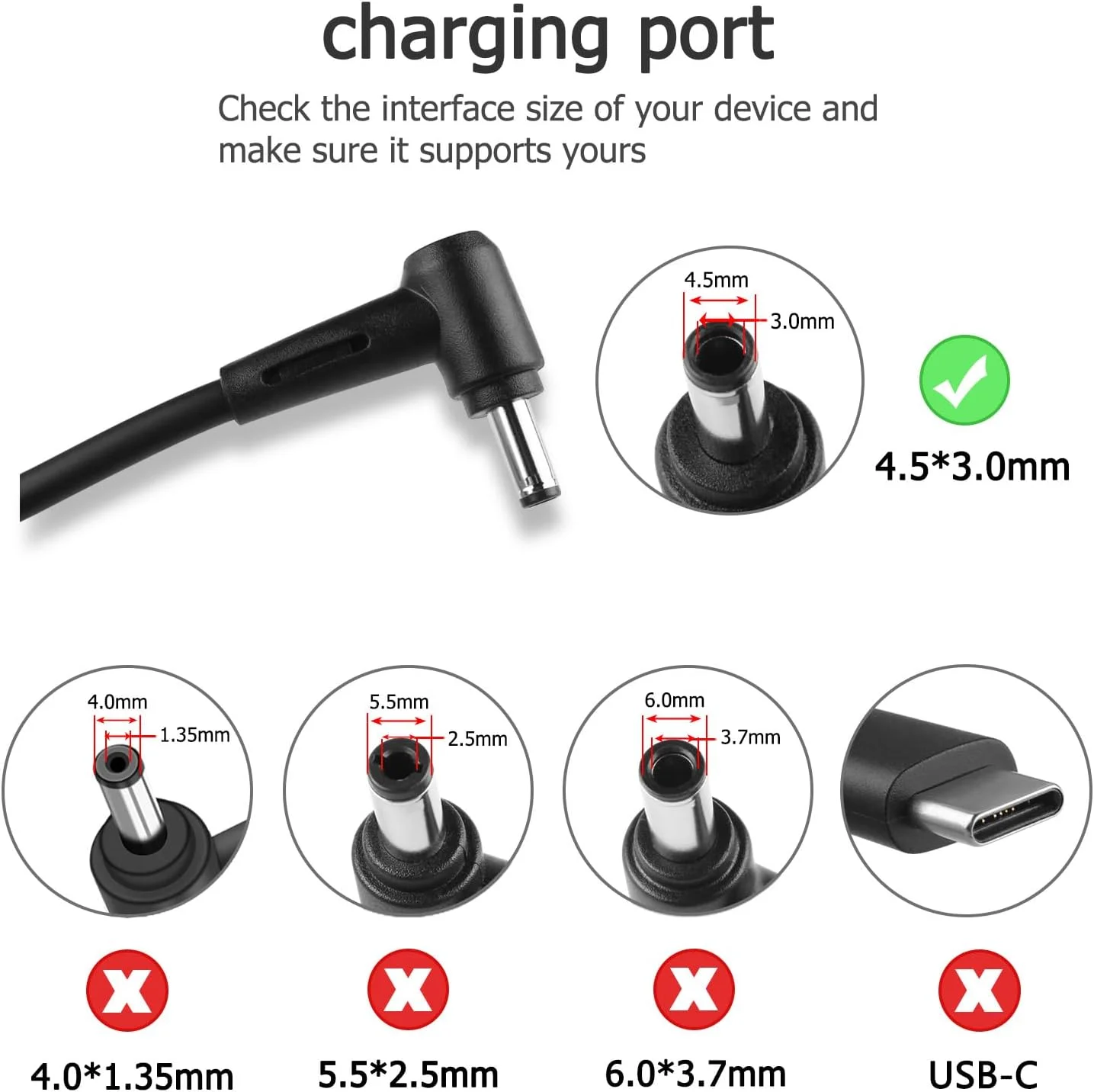 شارژر 45 واتی 19 ولت 2.37 آمپر سازگار با Asus Vivobook 17 F1704 F1704ZA X1702ZA X1704 X1704VA X1704VAP X1704ZA، Vivobook Go 14 E1404F E1404FA، Vivobook S 14 Flip TN3402YA TN3604 TN3604YA