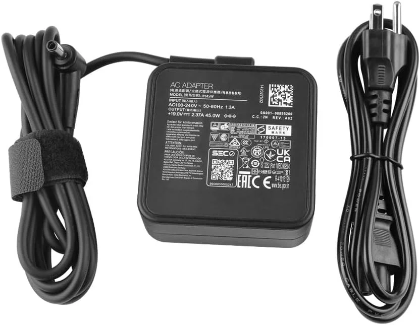 شارژر 45 واتی لپ تاپ ایسوس ویووبوک 15 F1502ZA F1504 F1504ZA S1505Z S1505ZA X1502ZA X1504 X1504VA X1504VAP X1504ZA و ویووبوک 16 M1605 M1605YA X1605EA X1605ZA