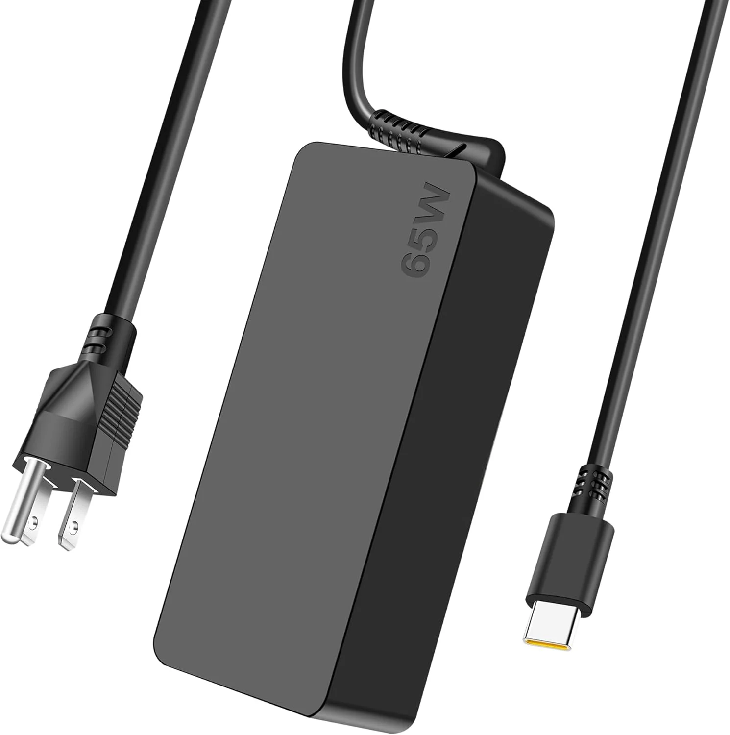 شارژر 65 واتی کروم‌بوک برای دل، لنوو، اچ‌پی، ایسر، سامسونگ، گوگل، آداپتور برق یونیورسال سازگار با شارژر لپ‌تاپ 65 واتی USB C لنوو Thinkpad/Yoga ایسوس Zenbook