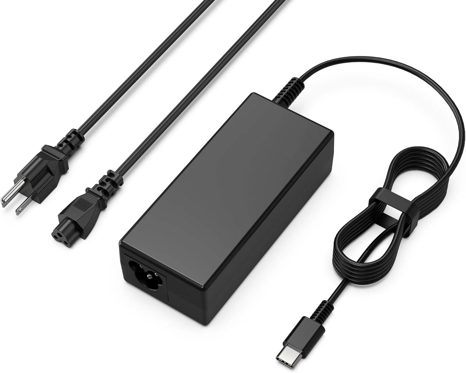 شارژر لپ تاپ 65 وات 45 وات USB C جایگزین برای HP، Lenovo Thinkpad Yoga، Dell، Asus، Acer، Samsung Chromebook شارژر سریع نوع C آداپتور AC منبع تغذیه