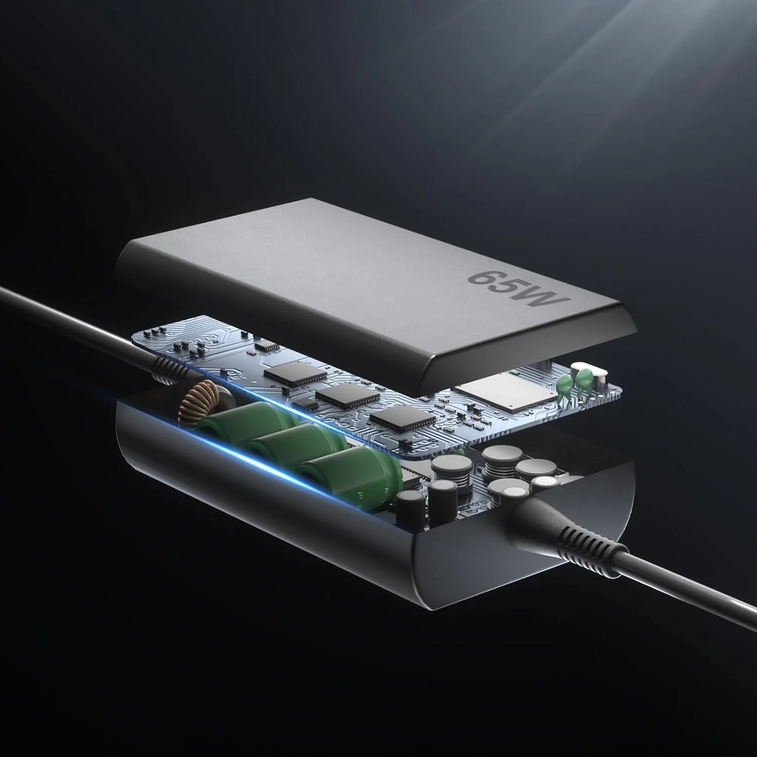 شارژر فندکی لپ تاپ USB C 65W DC برای لنوو Thinkpad Yoga Ideapad Slim ThinkBook MacBook Dell Latitude Chromebook Asus Acer HP Samsung و تمام دستگاه ها با پورت Type-C