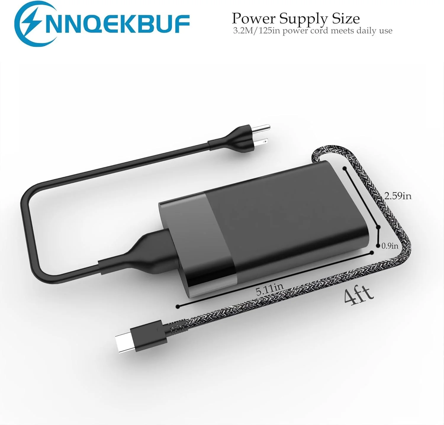 شارژر لپ تاپ 90 واتی USB C جدید برای HP Spectre x360 HP 904144-850 904082-003 2ln85aa ADP-90FE آداپتور برق 90 واتی HP Type C آداپتور AC USB-C سیم برق