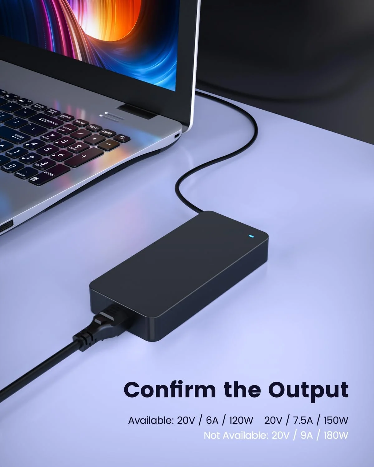 شارژر 150 واتی جایگزین برای لپ‌تاپ‌های ایسوس Creator Q Q540V Q530V Q540 Q530 Q540VJ Q530VJ Q540VJ-I93050