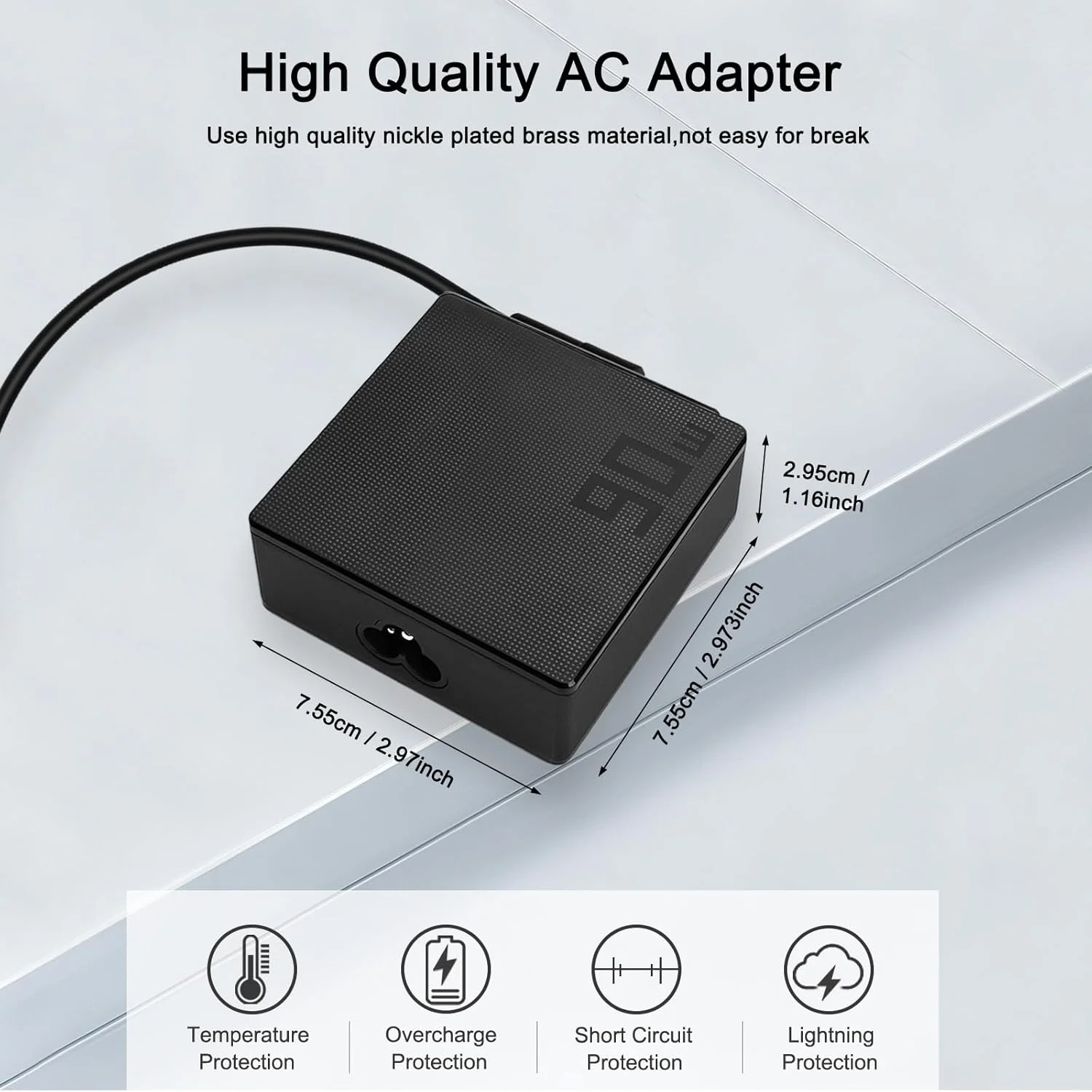 شارژر لپ تاپ 90 واتی سازگار با MSI Modern 15 14، MSI Summit E15 E14 MS-14D2 MS-14C4 MS-15H1 MS-15H2، منبع تغذیه سازگار با شارژر 90 واتی ایسوس adp-90le b adp-90yd d با کانکتور 4.5 * 3.0 میلی متر